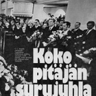 Apu n:o 8 1975 Leppävirta: Koko pitäjän surujuhla. Pilkit. - pikkukuva 1