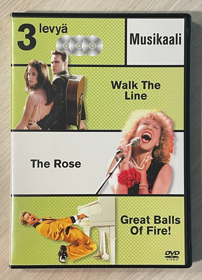 The Rose / Great Balls of Fire / Walk the Line (3DVD)