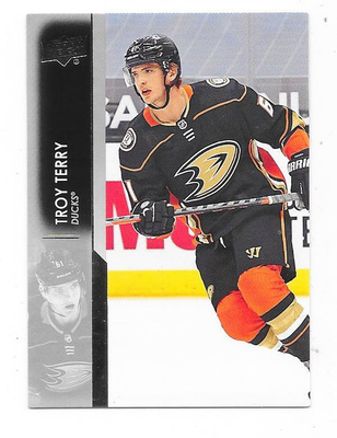 2021-22 Upper Deck #4 Troy Terry , Anaheim Ducks