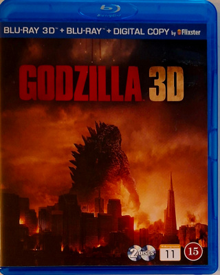 GODZILLA BLU-RAY 3D + BLU-RAY