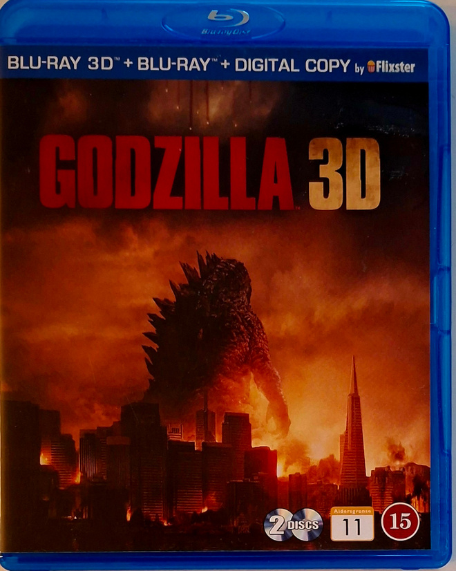 GODZILLA BLU-RAY 3D + BLU-RAY