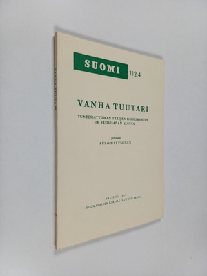Vanha Tuutari : tuntemattoman tekijän käsikirjoitus 19. v...