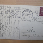 VANHA Postikortti Hämeenlinna 1939 Olympia 1940 Leima - pikkukuva 2
