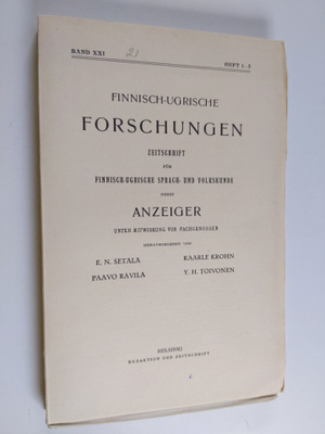 Finnisch-Ugrische Forschungen Band 21