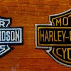 Harley-Davidson logo selkämerkki + 2 pienempää logo merkkiä - pikkukuva 2