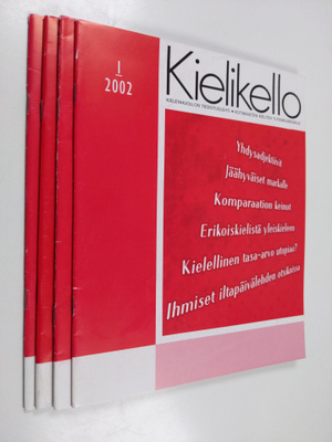 Kielikello 1-4/2002 (vuosikerta) : Kielenhuollon tiedostu...