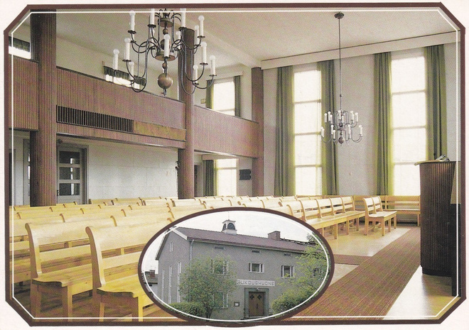 KIRKKOKORTTI - TRE - VANHA LESTADIOLAISKRISTILLINEN RUKOUSH.
