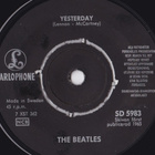 THE BEATLES: Dizzy Miss Lizzy * Yesterday * SWE 1965 - pikkukuva 2