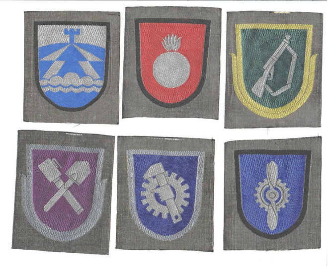 Suomen armeija koulutushaaramerkkejä 2