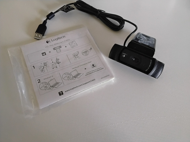 Web kamera,  Logitech HD Pro Webcam C920, Uusi