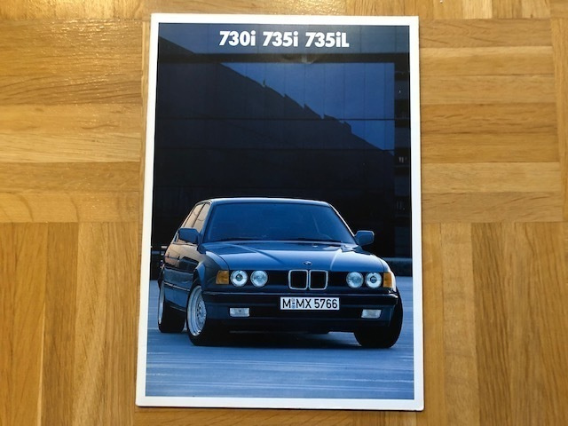 Esite BMW E32 7-sarja 730i - 735i - 735iL 1987