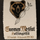 1920 Suomen Messut kirjeensulkija ** - pikkukuva 1