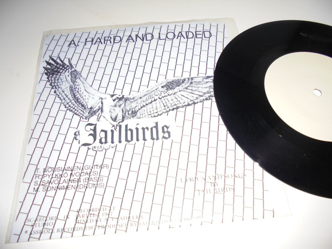 7" Jailbirds-Hard And Loaded / Sister(omakustanne hard rock)