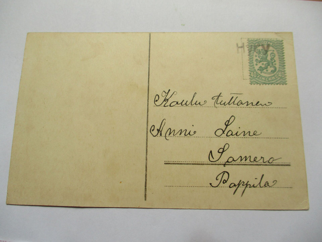 1917/M Hyry (Mellilä) rivil kortilla