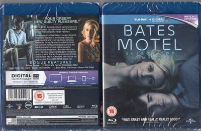 Bates Motel 2 Kausi (7 309) UUSI -GB- BLU-RAY (2) SF-TXT