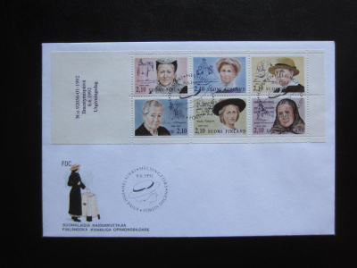 FDC 1992 V16 Suomalaisia naisvaikuttajia