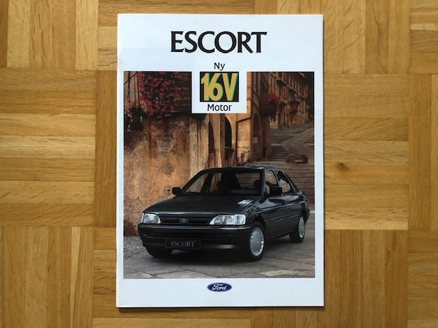 Esite Ford Escort mk5 1992 (mukana myös Cabriolet)