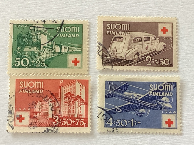 278-281/ 1944 PR sarja o leimattu
