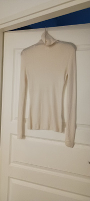 H&M Premium villa-kashmir pooloneule M valkoinen
