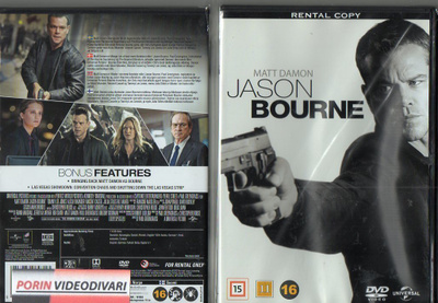 Jason Bourne (32 077) vuok -FI- DVD matt damon 2016 (ei vu