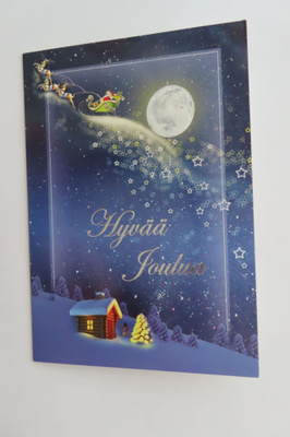 Pukki poroineen kuunsillalla, tk
