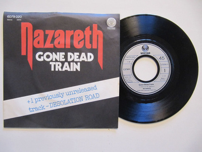 Nazareth Gone Dead Train 7" sinkku