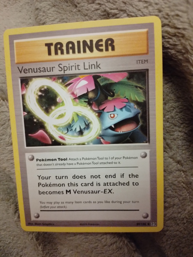 Venusaur Spirit Link 89/108 - X&Y Evolutions card