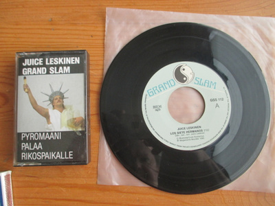Juice Leskinen Grand Slam ep ja c-kasetti