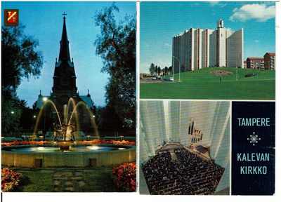 Kirkkokortit, Tampere 2 kpl
