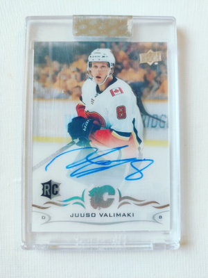 Juuso Välimäki - 18-19 UD Clear-Cut Rookie Autograph