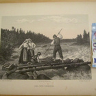 VANHA Gravyyri Becker Lindholm Vuoksi 1887 Tilgmann ISO - pikkukuva 1