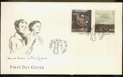 Norja Mi 847-8 FDC