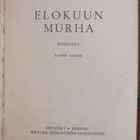 V. Laikko: Elokuun murha, Wsoy 1940. 2p. 197 s. - pikkukuva 4