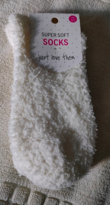 Super Soft Socks Sukat One Size Pörrösukat