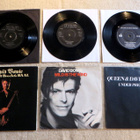 DAVID BOWIE: Kolme 7" sinkkua (Under Pressure, Baal, Wild..) - pikkukuva 1