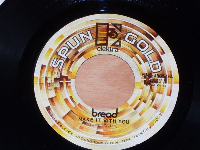 7" BREAD - Make It With You - single 1972 pop rock EX