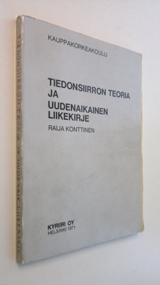 Raija Konttinen : Tiedonsiirron teoria ja uudenaikainen l...