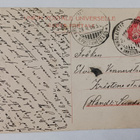 Nuori leidi ja Amor lähteellä, vanha väripk, p. 1906 - pikkukuva 2
