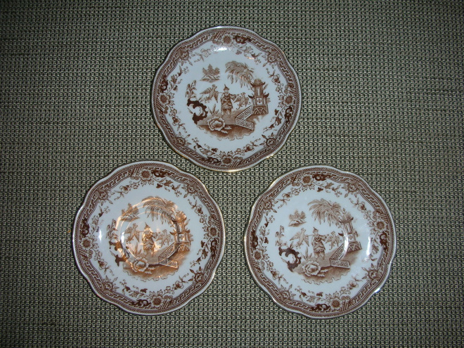 Arabia Singapore lautaset 3 kpl