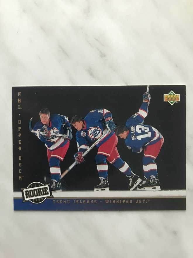 1993-94 Upper Deck All Rookie Team Teemu Selänne #281