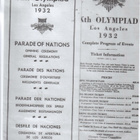 Los Angelesin olympialaisten 1932 osallistujan tietopaketti - pikkukuva 1