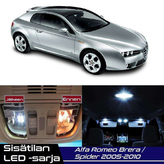 Alfa Romeo Brera (939) Sisätilan LED-sarja 9-osa