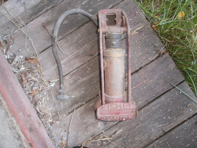 Wanha polkupyöränpumppu