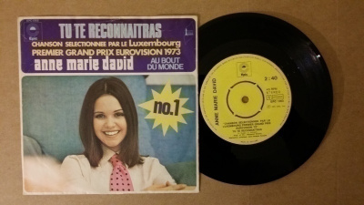 Anne Marie David Tu Te Reconnaitras 7" Eurovision 1973