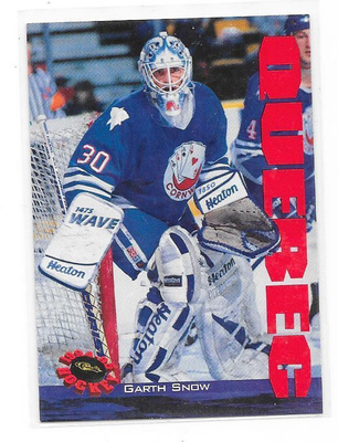 1994 Classic #84 Garth Snow Cornwall Aces MV