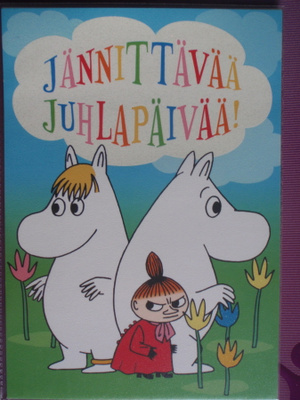 Muumit toivottavat jännittävää juhlapäivää