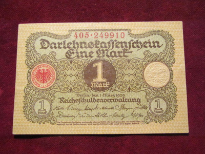 1 mark 1920 Saksa-Germany