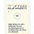 1974-75 SWE Mästar Serie #98 Lasse Oksanen , Ilves - pikkukuva 2