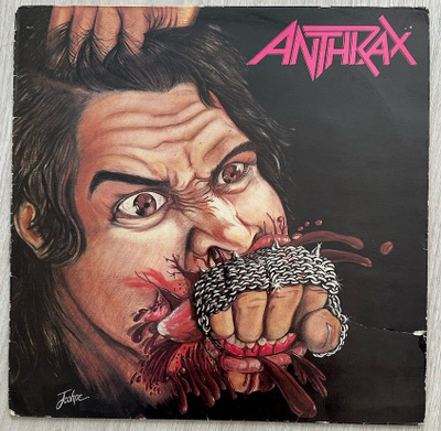 Anthrax – Fistful of Metal LP 1984 TSEKKAA KUVAUS!