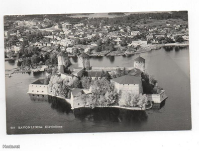Savonlinna: ilmakuva ( Veljekset Karhumäki N:o 949 mv)
